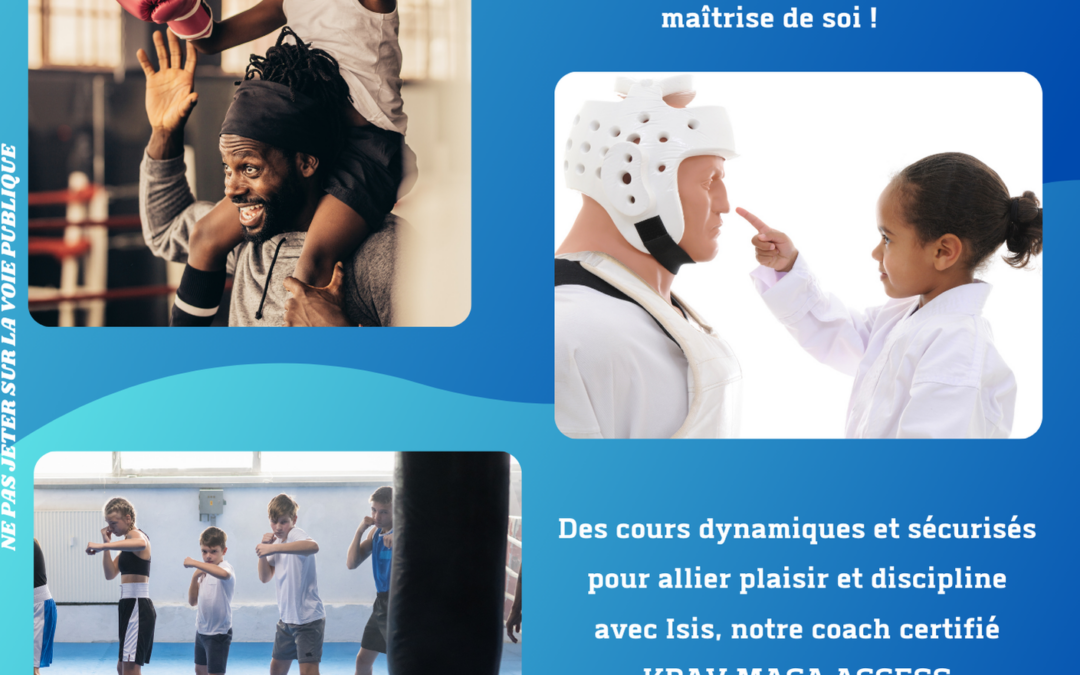 Nouveau cours de KRAV MAGA pour les enfants de 8 à 14 ans avec Isis, coach certifiée !